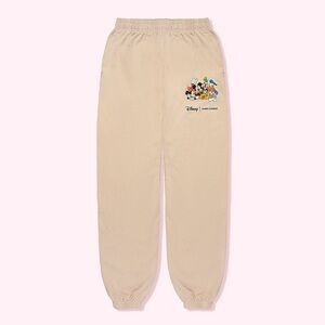 STONEY CLOVER LANE x DISNEY tan Mickey & friends sweatpant